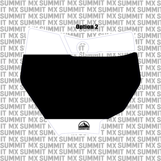 Customizable KTM 85 Number Plate Decal