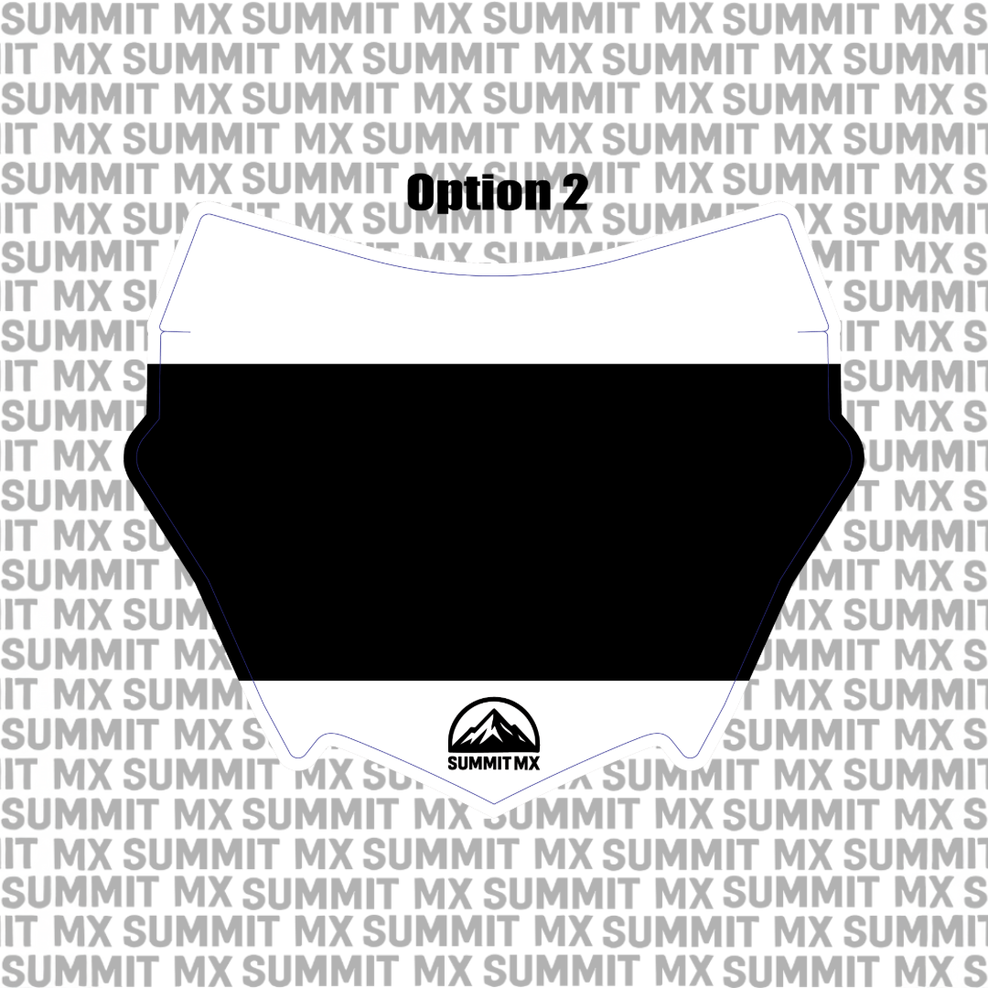 Customizable Modded Moto Co Number Plate Decal