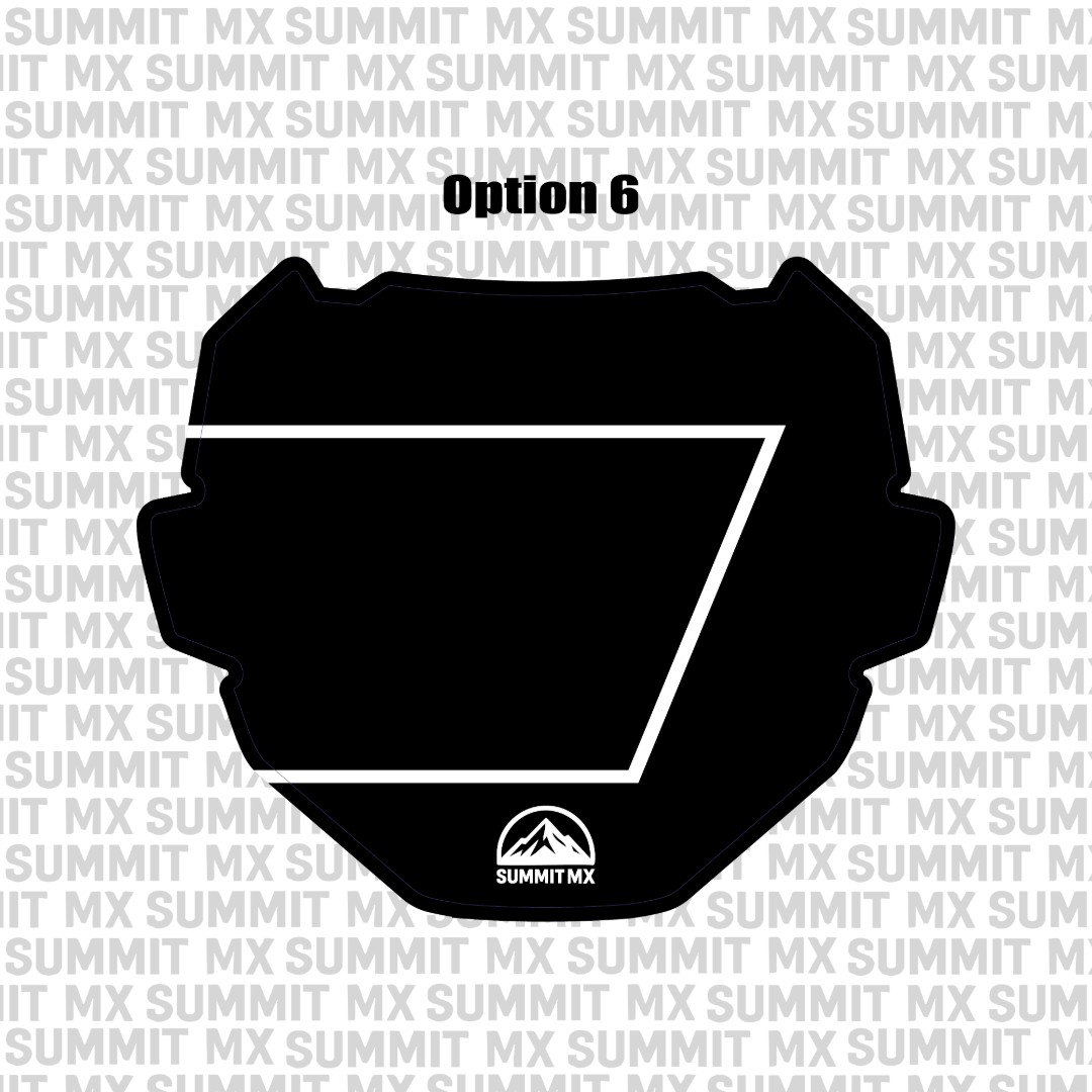 Customizable ODI Number Plate Decal