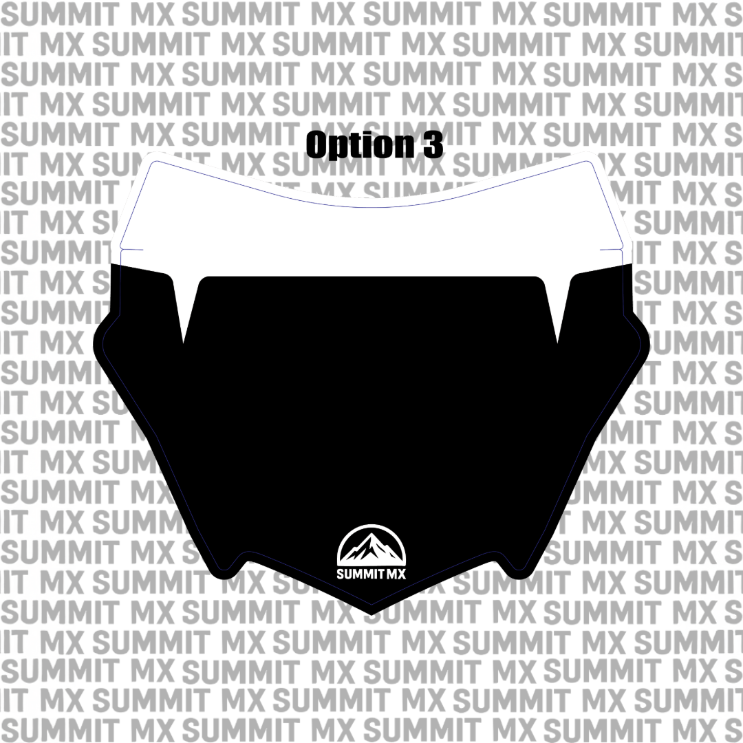 Customizable Modded Moto Co Number Plate Decal