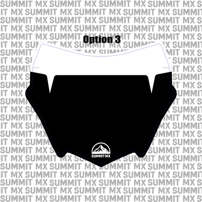 Customizable Modded Moto Co Number Plate Decal