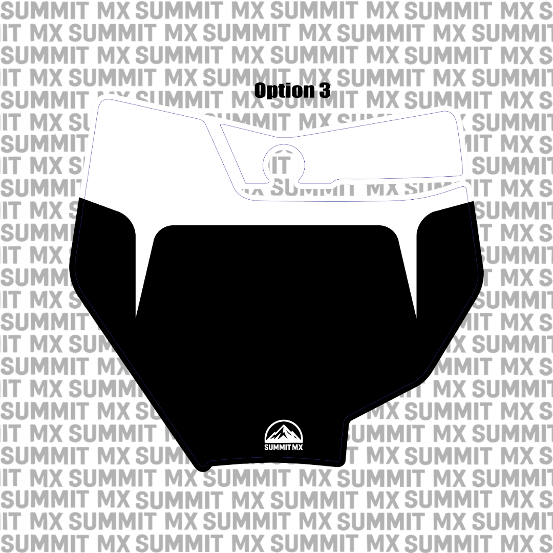 Customizable KTM 85 Number Plate Decal