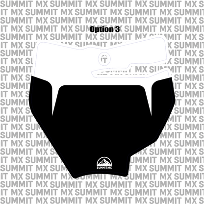 Customizable KTM 65 Number Plate Decal