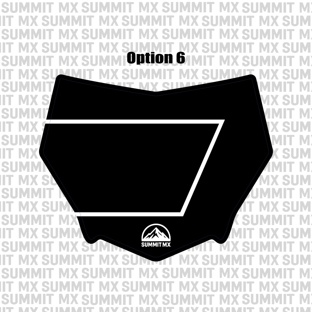 Customizable Motocutz Number Plate Decal