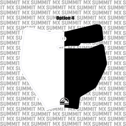 Customizable KTM 65 Number Plate Decal