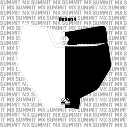 Customizable KTM 85 Number Plate Decal