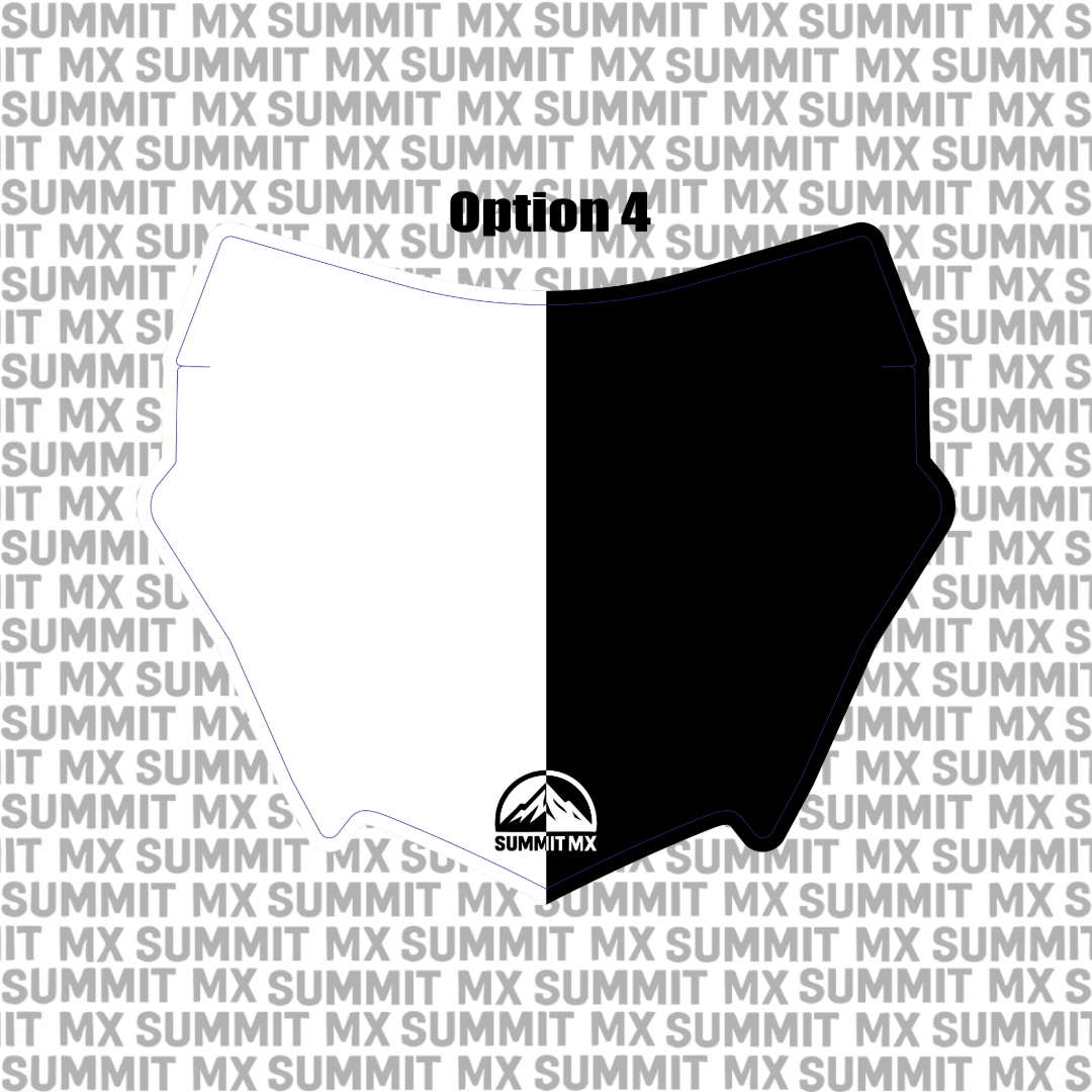 Customizable Modded Moto Co Number Plate Decal