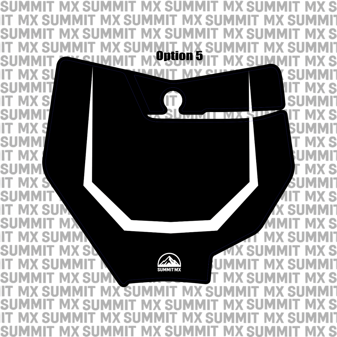 Customizable KTM 85 Number Plate Decal