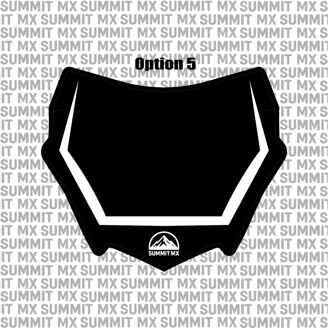 Customizable Modded Moto Co Number Plate Decal