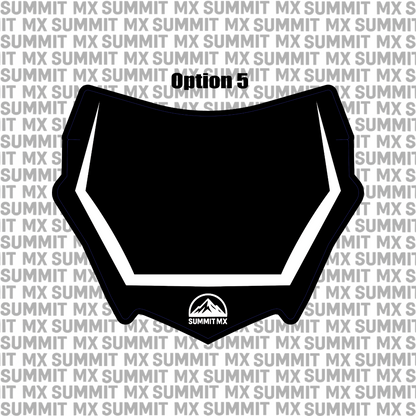 Customizable Modded Moto Co Number Plate Decal