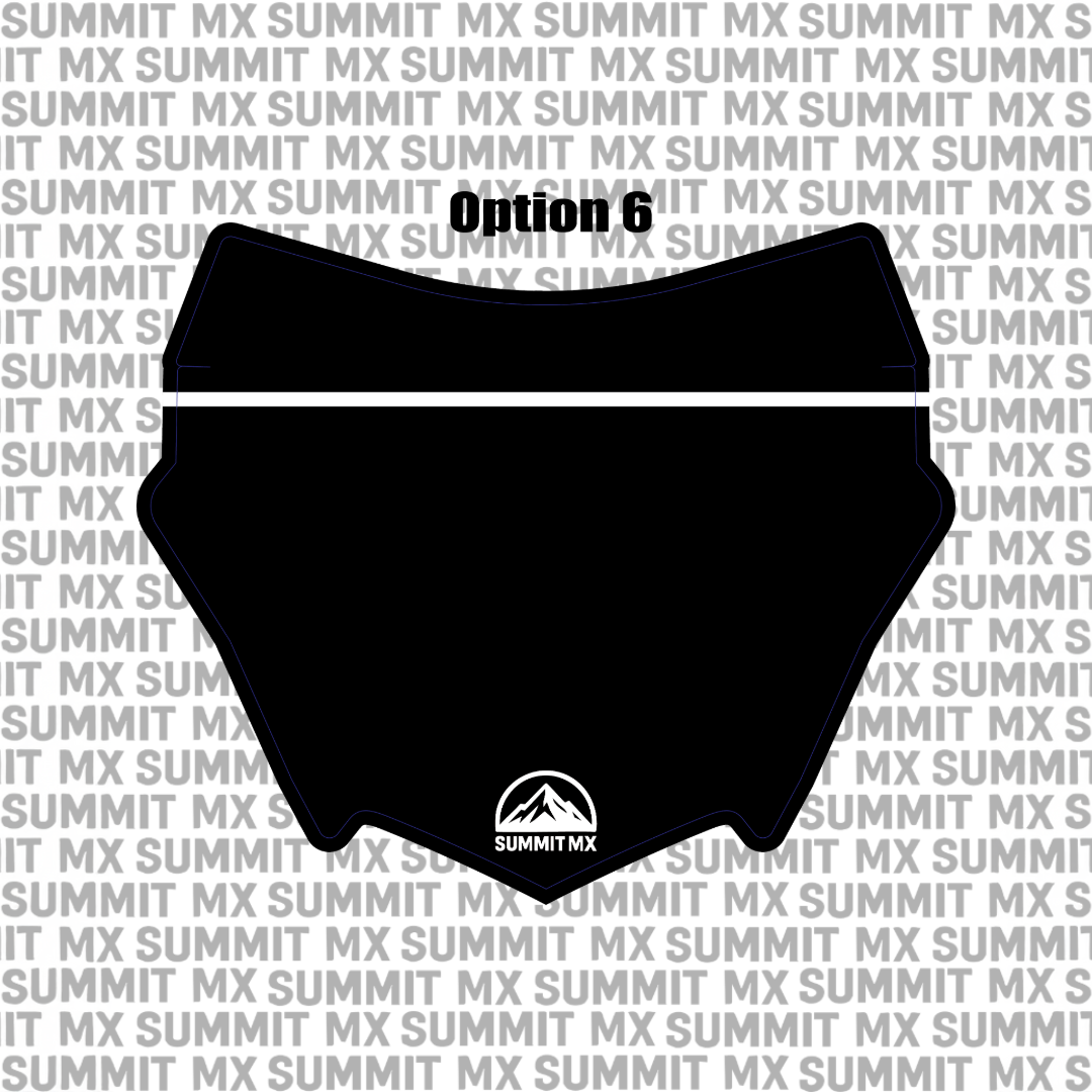 Customizable Modded Moto Co Number Plate Decal