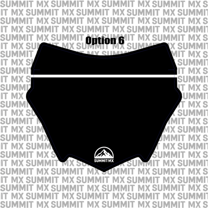 Customizable Modded Moto Co Number Plate Decal