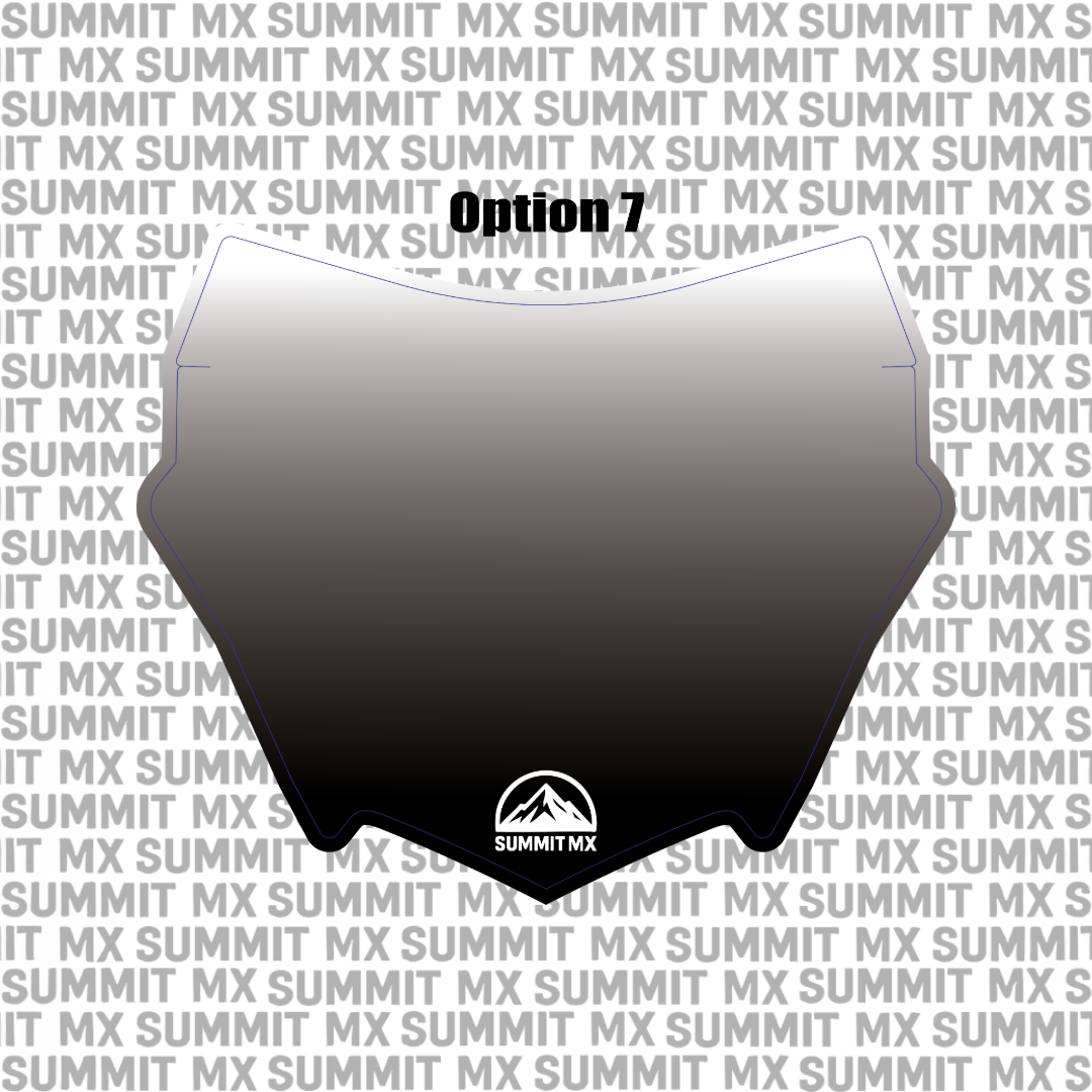 Customizable Modded Moto Co Number Plate Decal