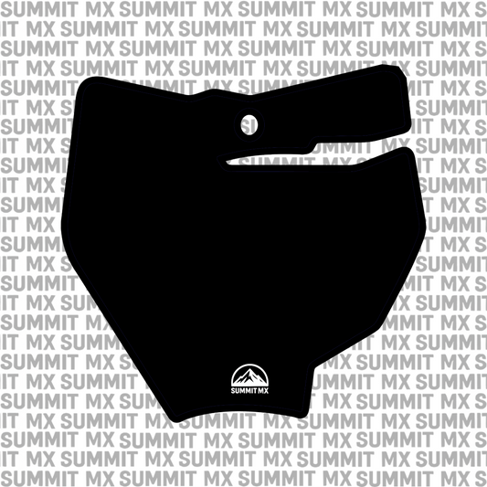 KTM 65 number plate decal design layout — Summit MX