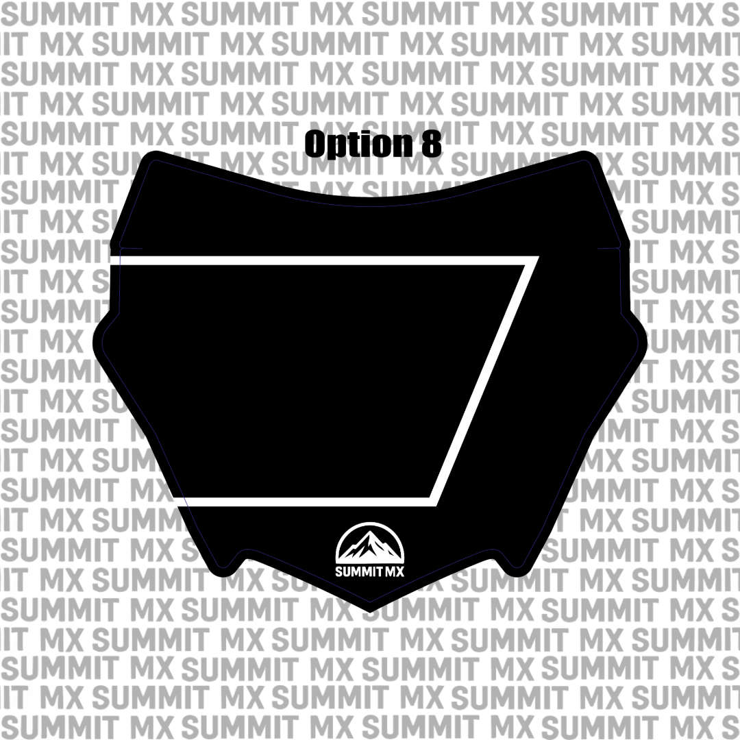 Customizable Modded Moto Co Number Plate Decal