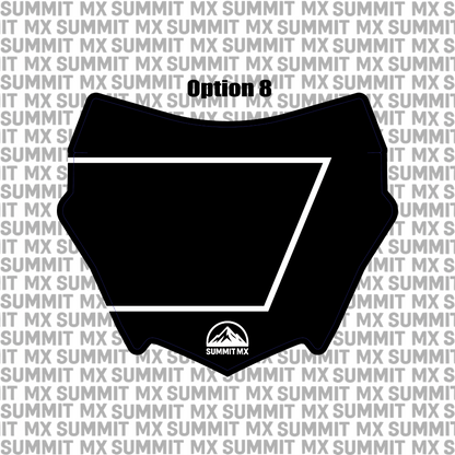 Customizable Modded Moto Co Number Plate Decal