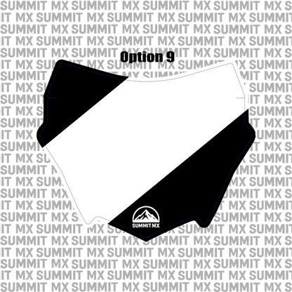 Customizable Modded Moto Co Number Plate Decal