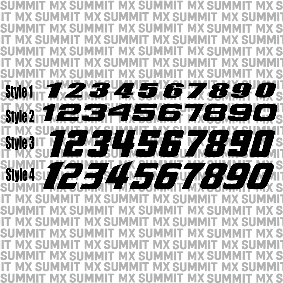 Pre-Designed Motocutz Number Plate Decal