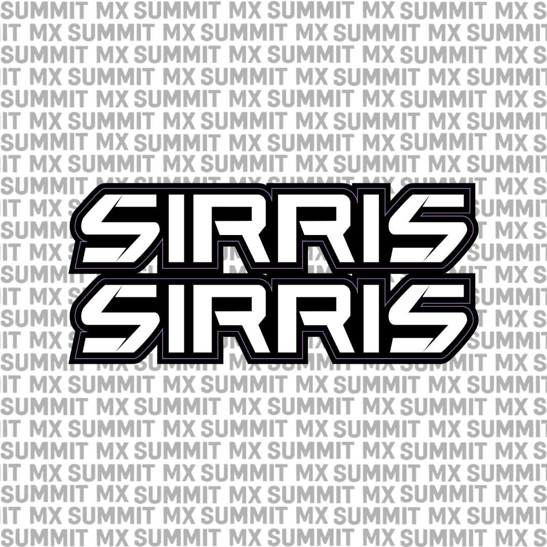 Sirris Fork Tube Decal (Without Sirris Icon)