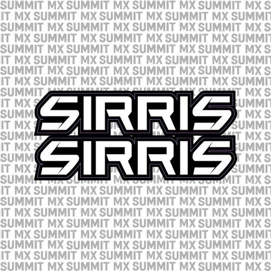 Sirris Fork Tube Decal (Without Sirris Icon)