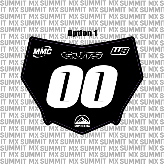 Pre-Designed Motocutz Number Plate Decal
