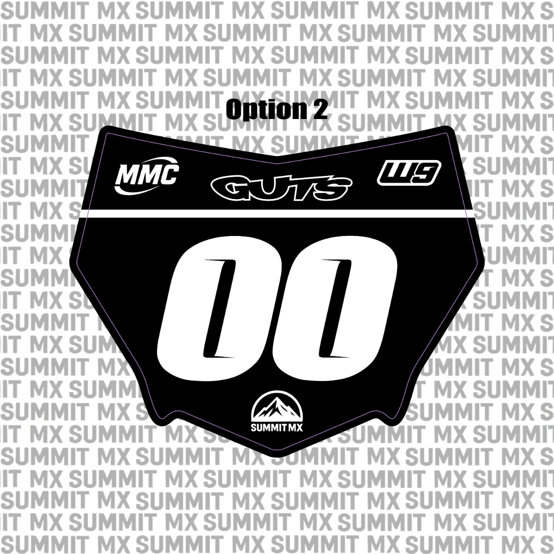 Pre-Designed Motocutz Number Plate Decal