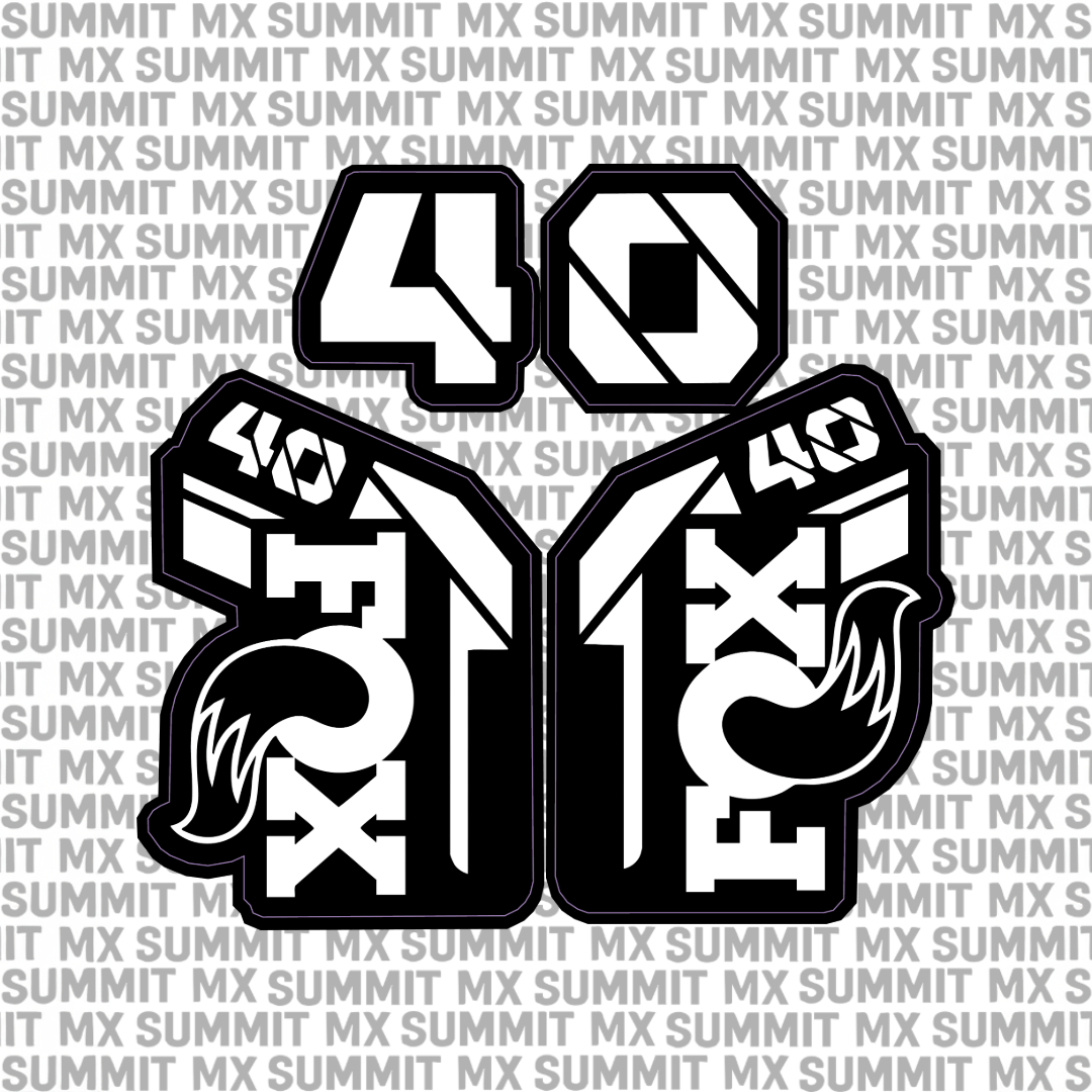 Fox 40 Fork Tube Decal