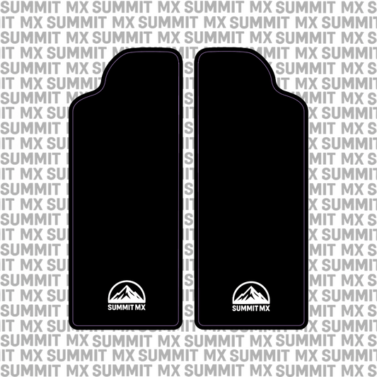 Sirris F43 fork guard decal design with dual-sided application option — Summit MX