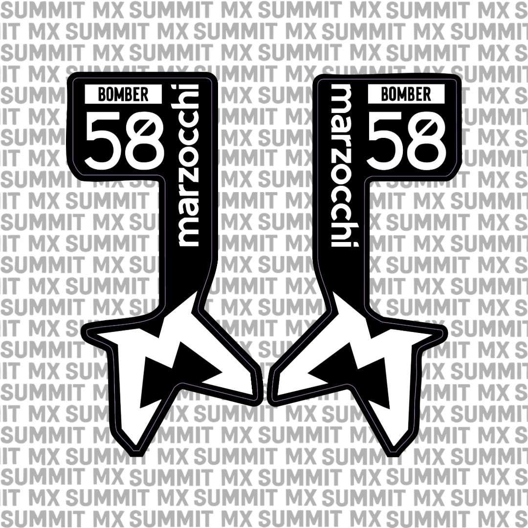 Marzocchi Bomber Fork Tube Decal