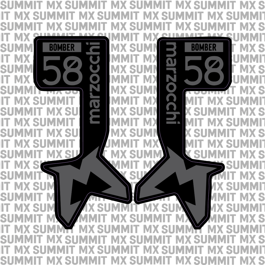 Marzocchi Bomber Fork Tube Decal