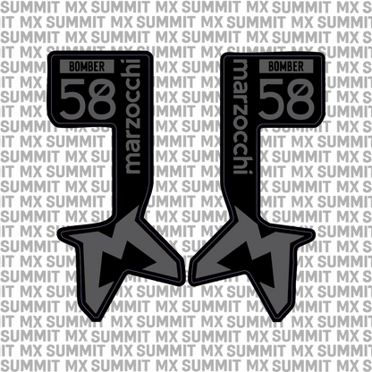 Marzocchi Bomber Fork Tube Decal