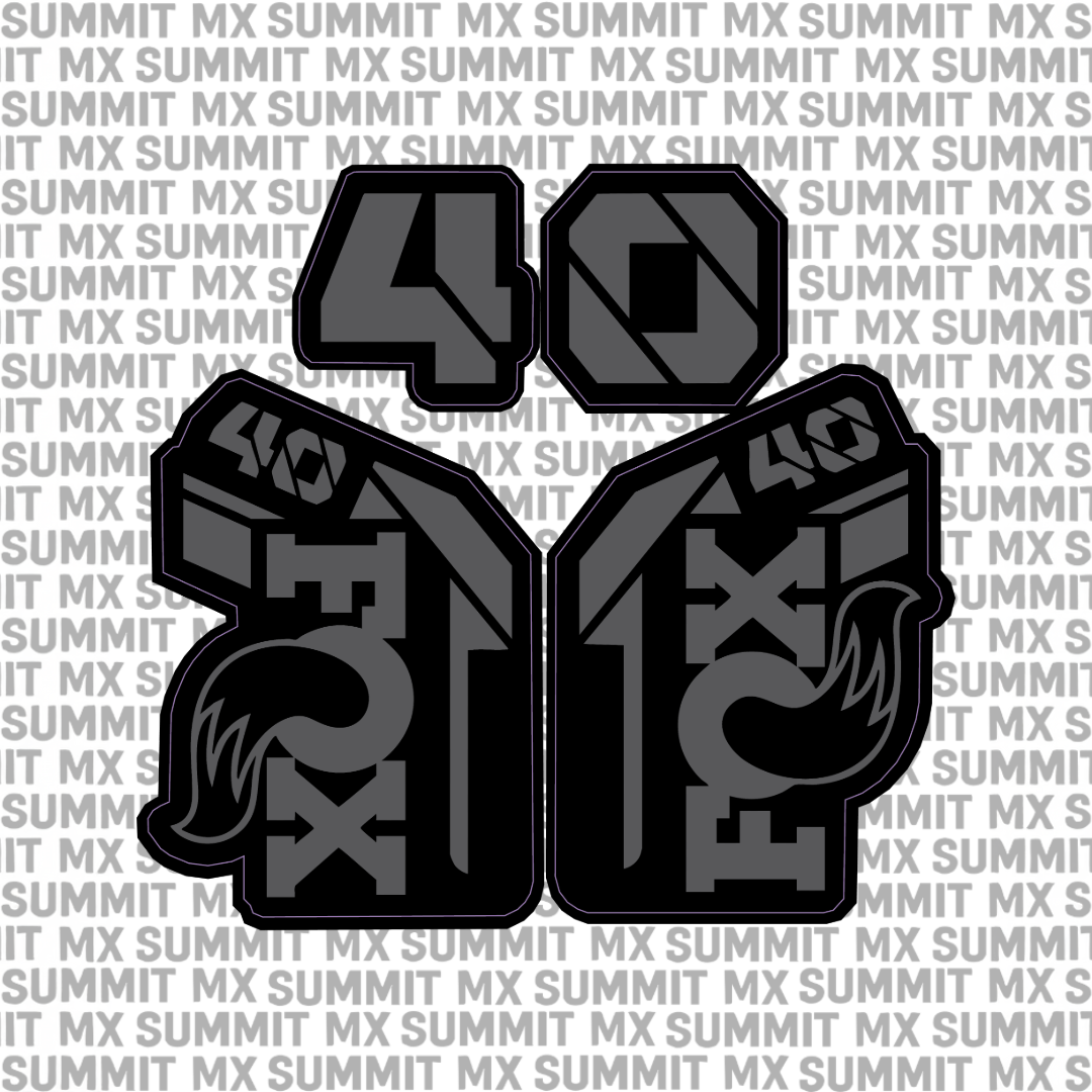 Fox 40 Fork Tube Decal