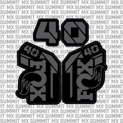 Fox 40 Fork Tube Decal