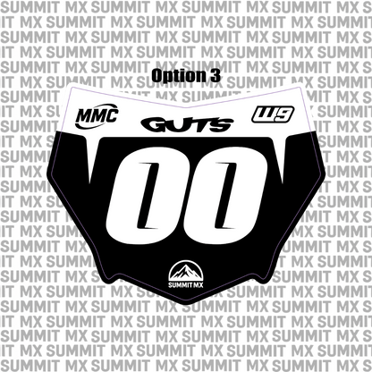 Pre-Designed Motocutz Number Plate Decal