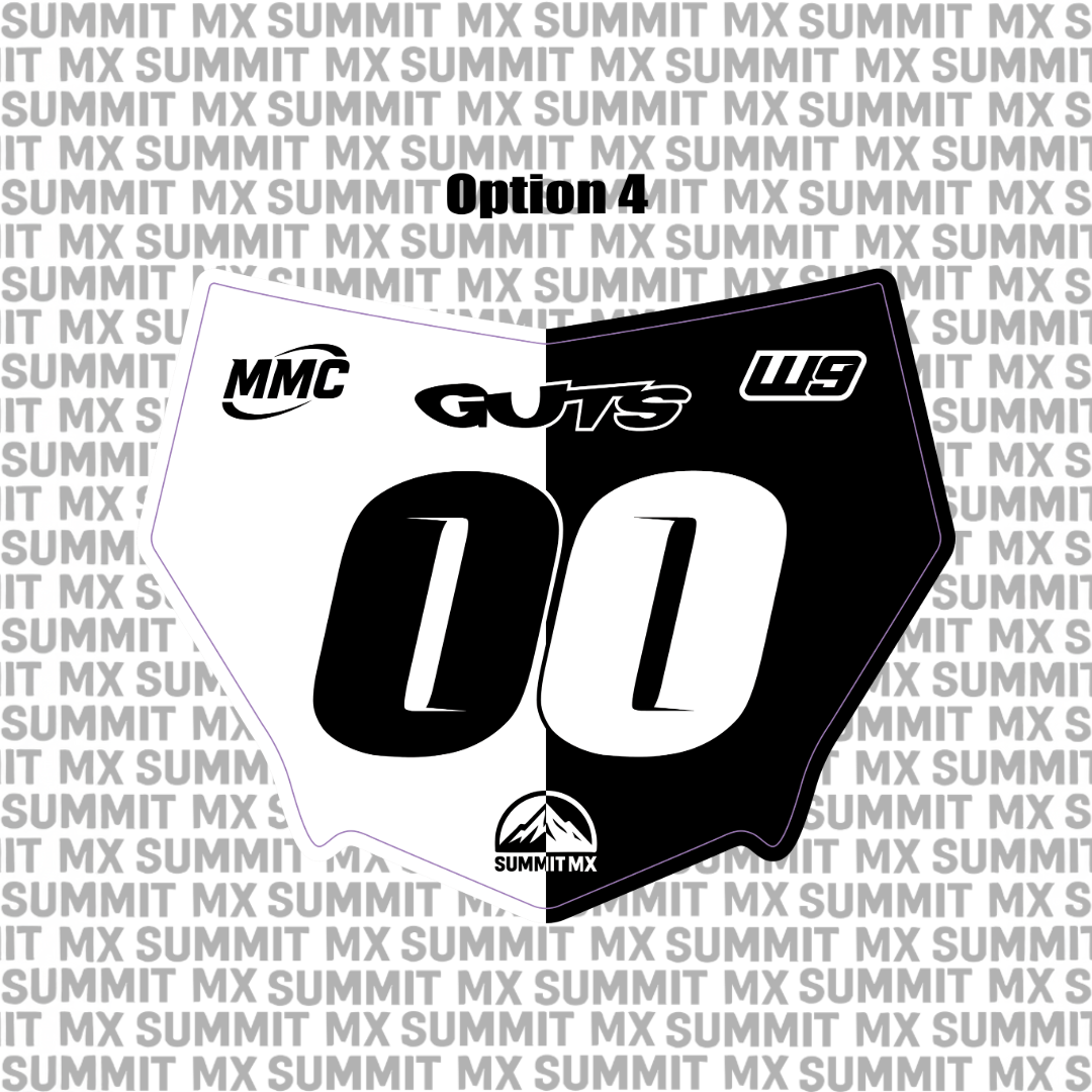 Pre-Designed Motocutz Number Plate Decal