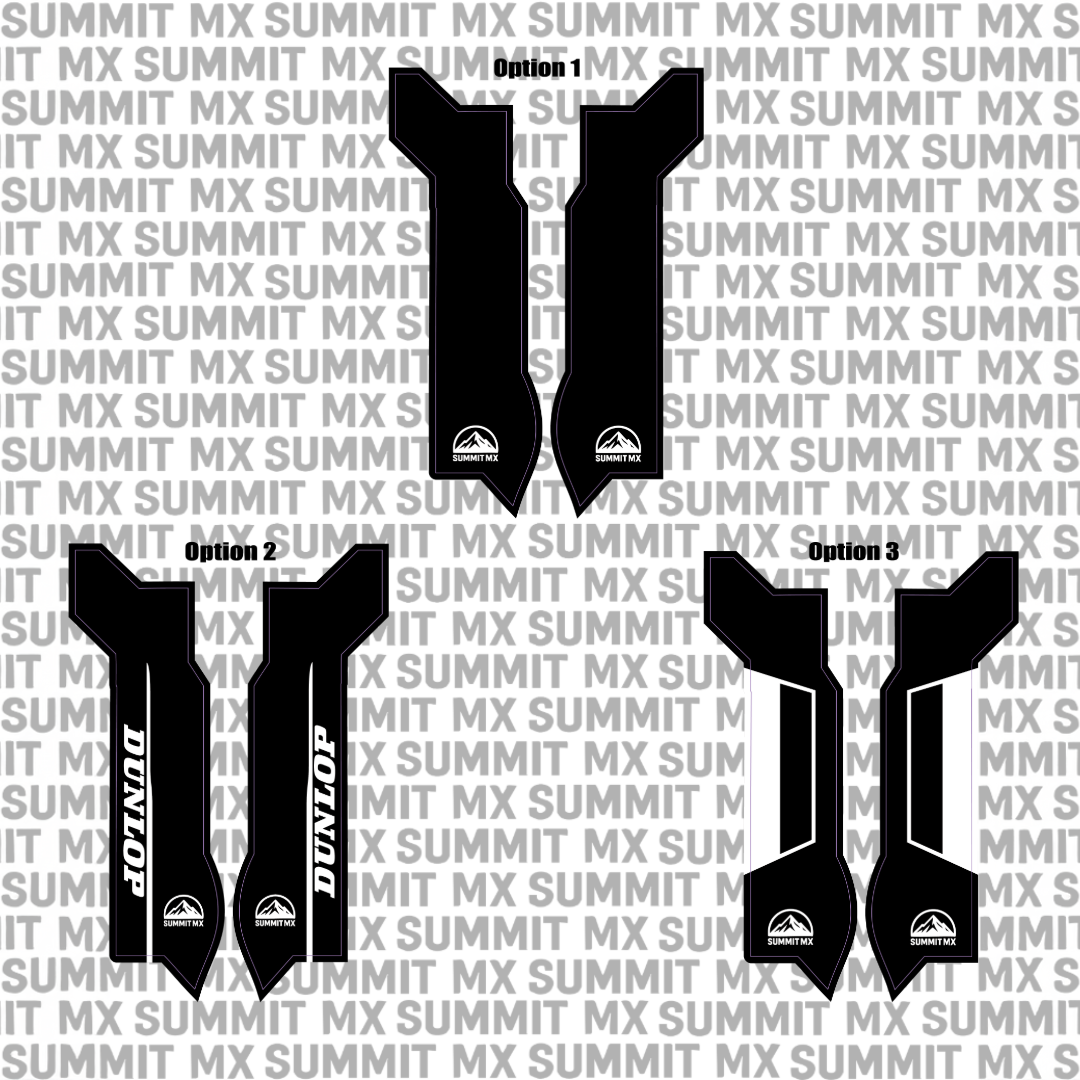 Customizable Eride Fork Guard Decals