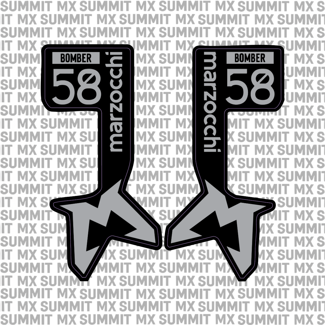 Marzocchi Bomber Fork Tube Decal