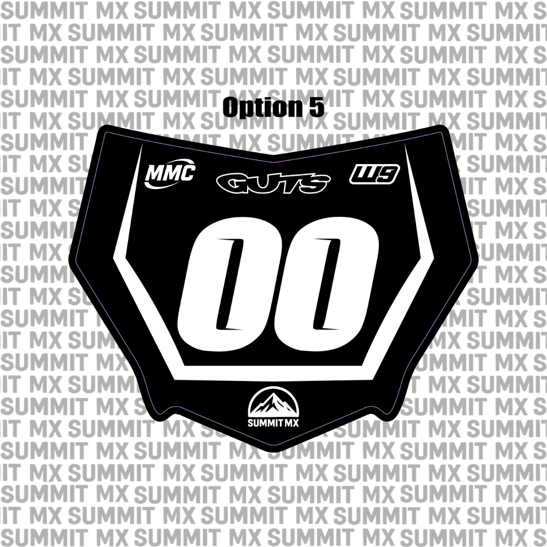 Pre-Designed Motocutz Number Plate Decal