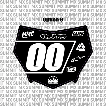 Pre-Designed Motocutz Number Plate Decal