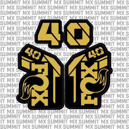 Fox 40 Fork Tube Decal