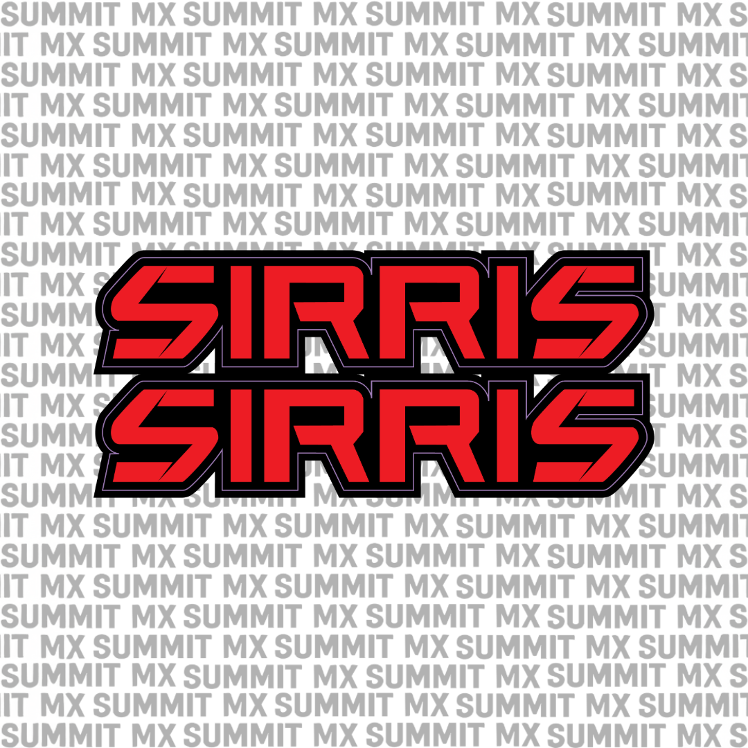 Sirris Fork Tube Decal (Without Sirris Icon)