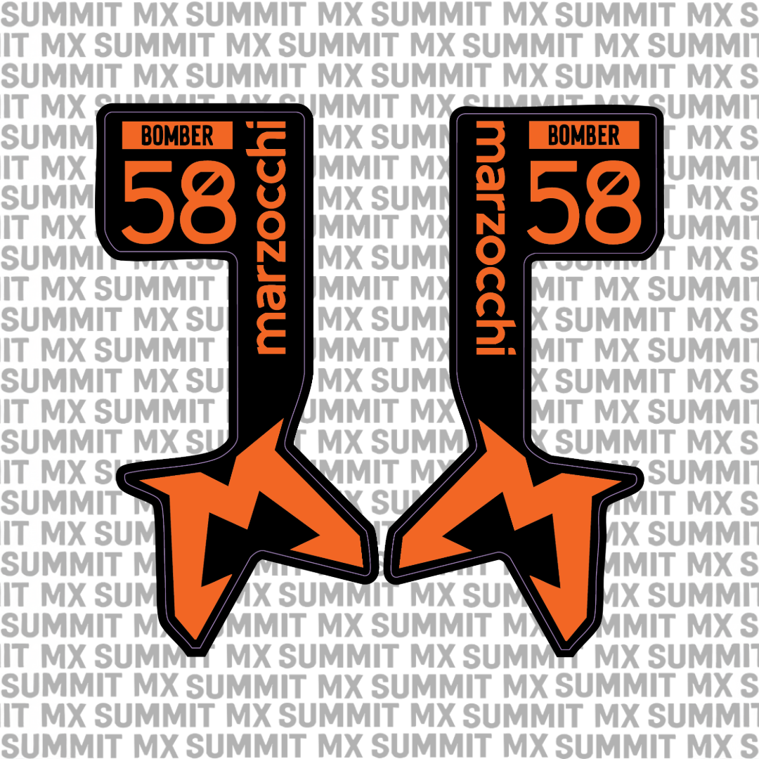 Marzocchi Bomber Fork Tube Decal