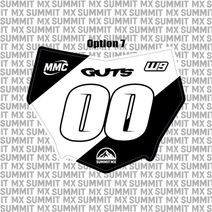 Pre-Designed Motocutz Number Plate Decal