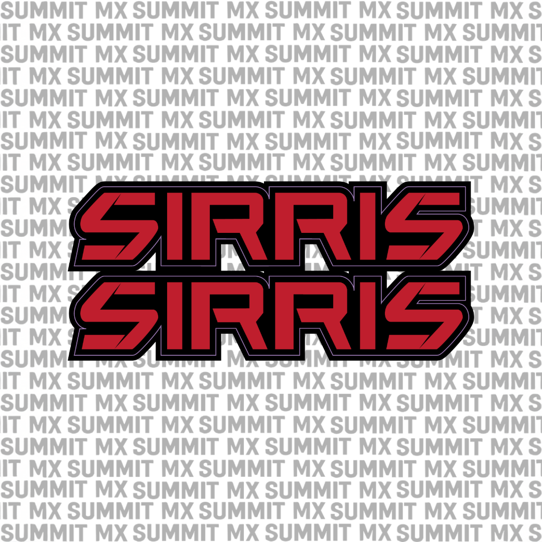 Sirris Fork Tube Decal (Without Sirris Icon)