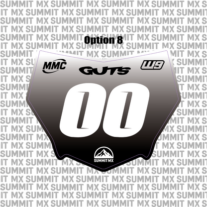 Pre-Designed Motocutz Number Plate Decal