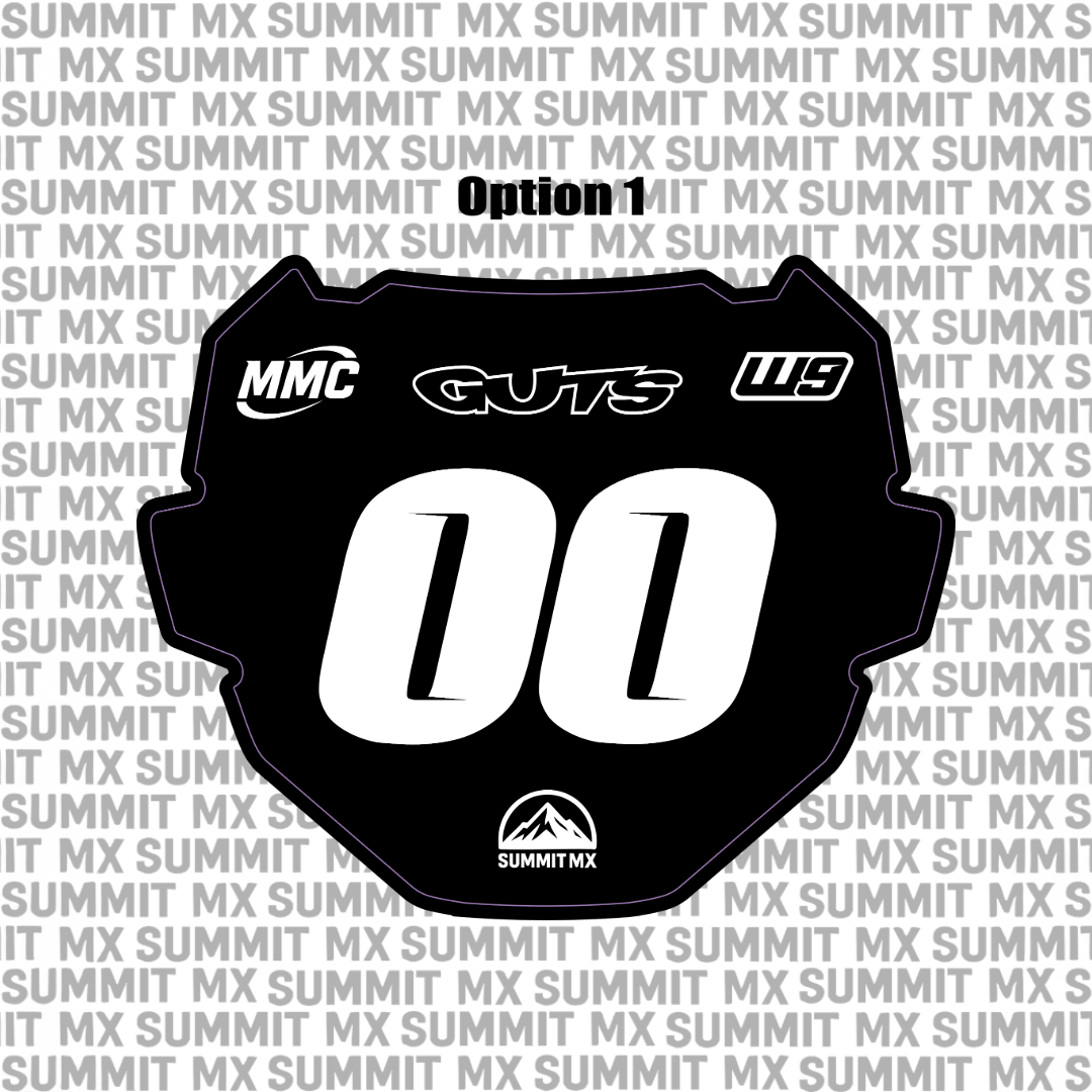 Pre-Designed ODI Number Plate Decal