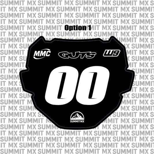 Pre-Designed ODI Number Plate Decal