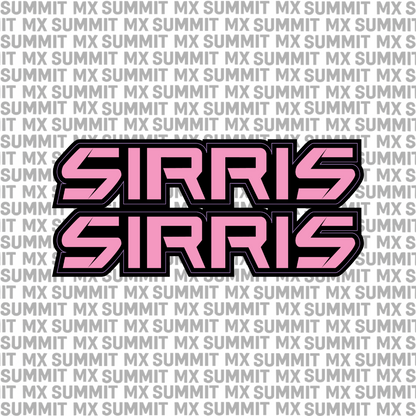 Sirris Fork Tube Decal (Without Sirris Icon)