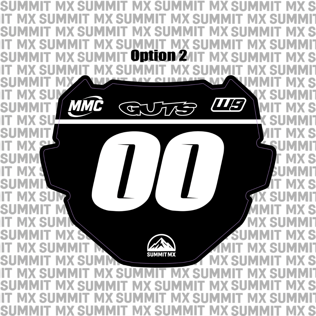 Pre-Designed ODI Number Plate Decal