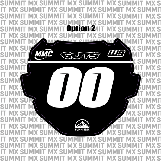 Pre-Designed ODI Number Plate Decal